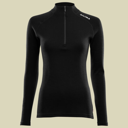 WarmWool Mock Neck W/ZIP Woman Größe XL Farbe jet black