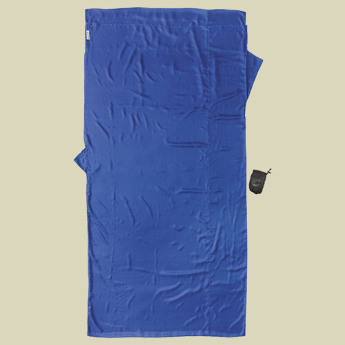 TravelSheet Seide Größe 220 x 90 cm Farbe ultramarine blue