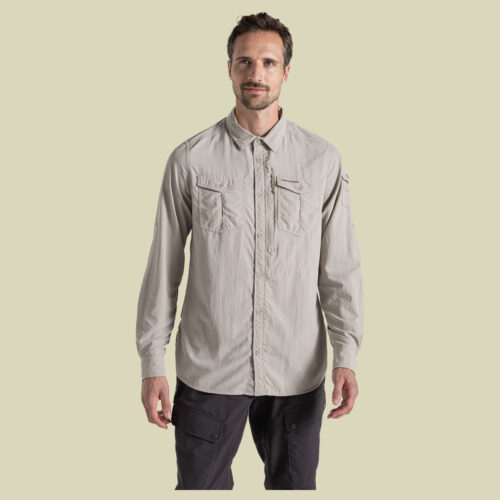 NosiLife Adventure Long Sleeved Shirt III Men L beige - parchment