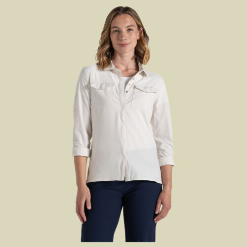 NosiLife Pro Long Sleeved Shirt V Women 34 beige - sea salt (UK 8)
