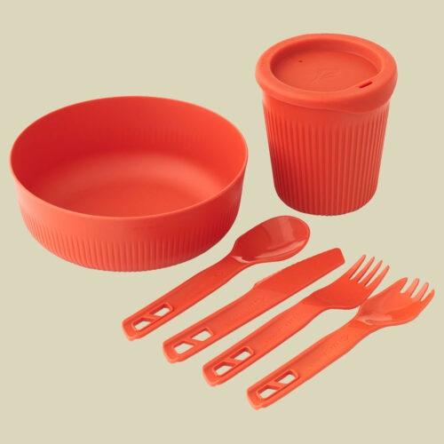 Passage Dinnerware Set [1P] 6 piece 1 Person orange - orange