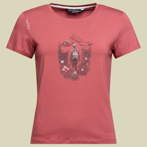 Iseo Mountain Paradise T-Shirt Women 36 rot - red