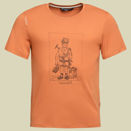 Homo Mons Ascendere T-Shirt Men L orange - orange brown