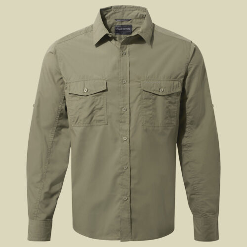 Kiwi Long Sleeved Shirt Men beige M - pebble