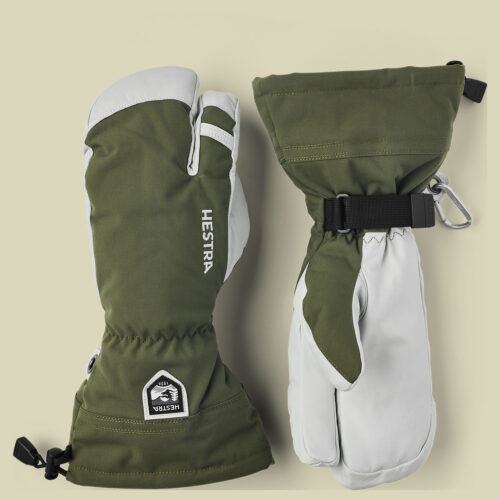 Army Leather Heli Ski 3-Finger Größe 8 Farbe olive