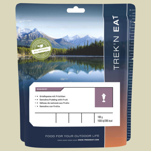 Grießspeise mit Früchten 100g