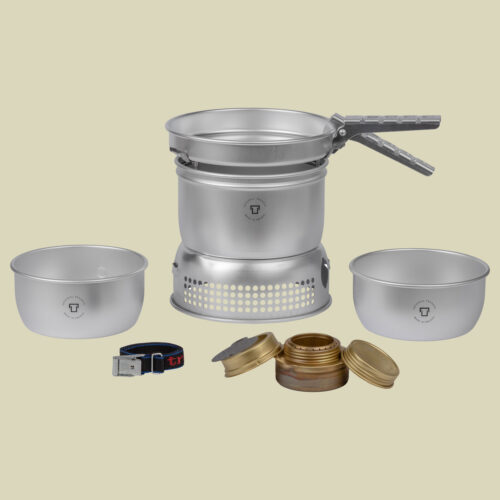 Trangia Sturmkocher klein 27-1 UL (140271) mit UL Pfanne und Töpfen, ohne Wasserkessel