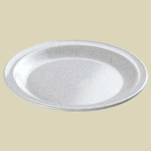 Melamin-Teller flach granit