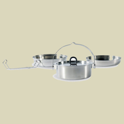 Camp Set Regular Maße 17,3 x 6 cm Farbe edelstahl