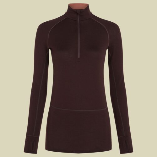 ZoneKnit 260 LS Half Zip Women L braun - bittersweet/cedar wood/cb