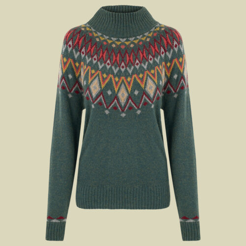 Indu Eco Mock Neck Women Größe L  Farbe forest