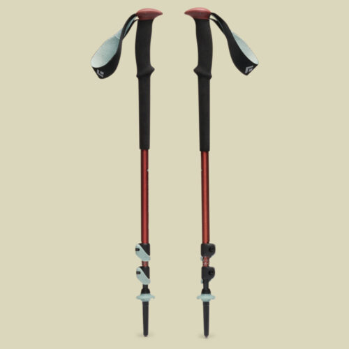 Trail Trekking Poles 100-140 cm rot - iron red