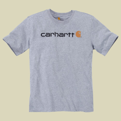 Core Logo T-Shirt S/S Men L grau - heather grey