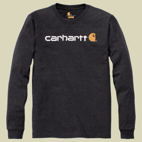 Core Logo T-Shirt L/S Men L grau - carbon heather