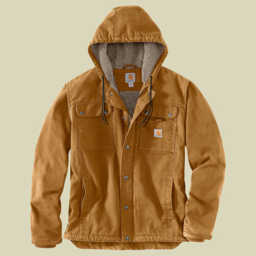 Washed Duck Sherpa-Lined Utility Jacket Men M braun - carhartt brown