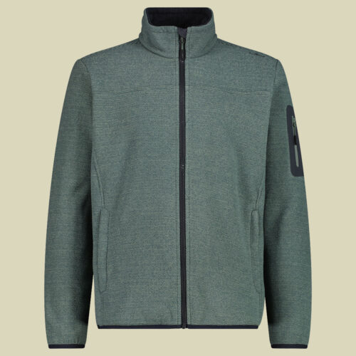 Man Jacket Knitted Jacquard 38H2237 grün 48 - Farbe musk