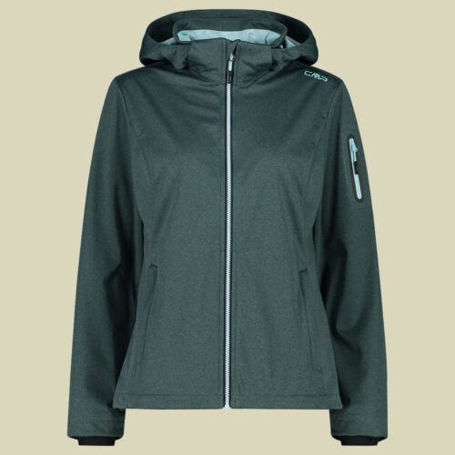 Woman Jacket Zip Hood Light Softshell M 39A5016M grün 36 - 13ET darker agave