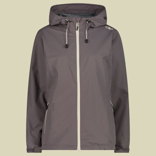 Woman Rain Jacket Fix Hood 39X6636 braun 46  - Q955 terra