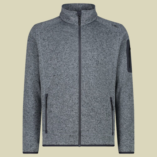Man Knitted Fleece Jacket CMP 3H60747N grau 56 - Farbe alluminio titanio