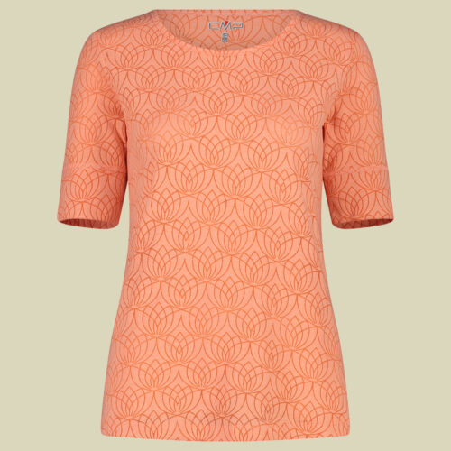Woman T-Shirt Burnout Jersey 35N6116 36 orange - tangeri