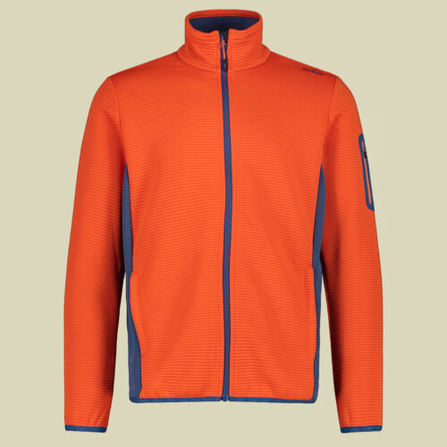 Man Jacket Striped Jaquard von CMP 33E6557 orange 54- C783 tango