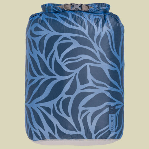 Drybag Hyperlight 13L blau - blue leaves