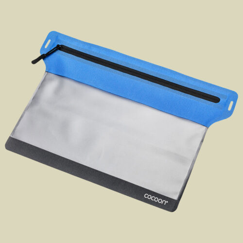 Zippered Flat Document Bag S blau - blue