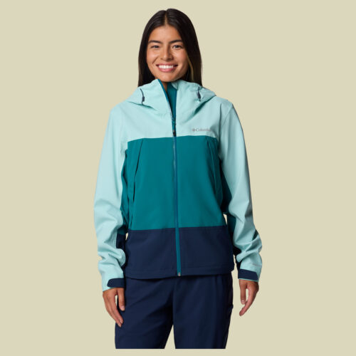 Boulder Falls Jacket Women L grün - river blue/collegiate navy