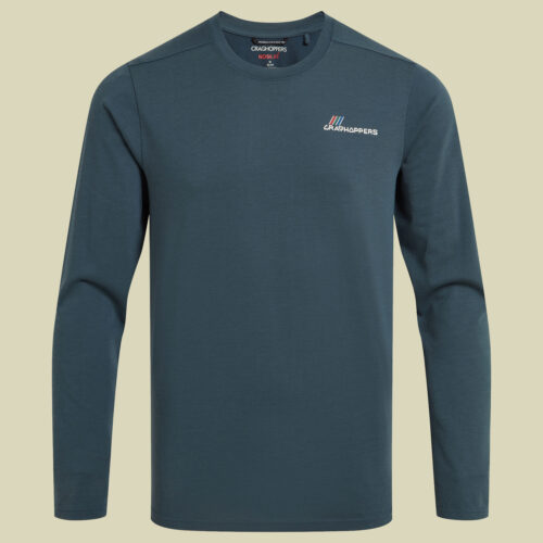 Nosilife Abel Long Sleeved T-Shirt Men L blau - blue stone