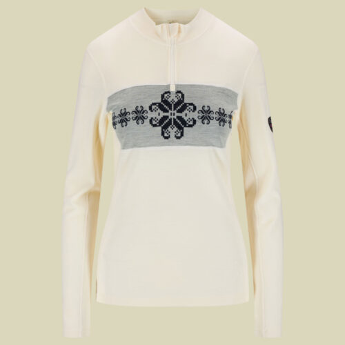 Falkeberg Baselayer Half Zip Women XL beige - Farbe offwhite navy