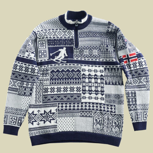 History Sweater Unisex Größe XL Farbe navy offwhite raspberry