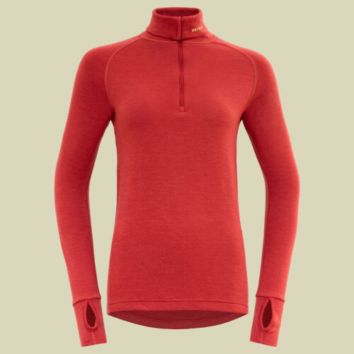 Expedition Merino 235 Zip Neck Woman orange L - beauty