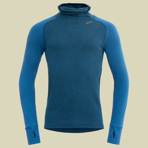 Expedition Merino Silk Hoodie Man M blau - flood/blue