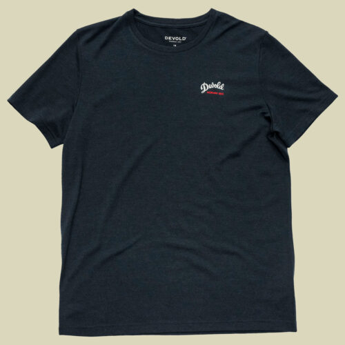 Classic Script Tee Man L schwarz - ink