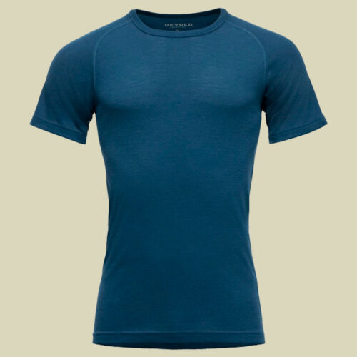 Lauparen Merino 190 Base Tee Man M blau - flood