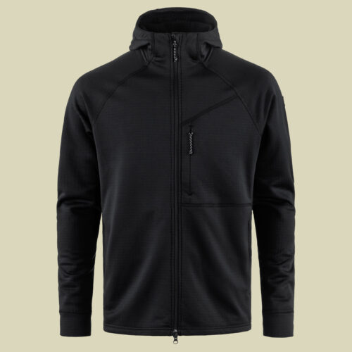 Abisko Grid Fleece Hoodie Men L schwarz - black