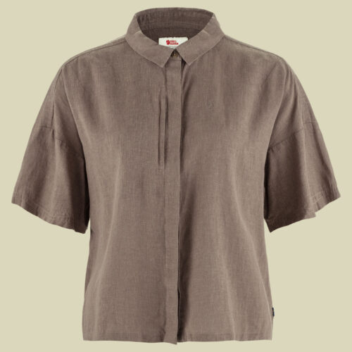 Övik Hemp Camp Shirt SS Women M braun - suede brown