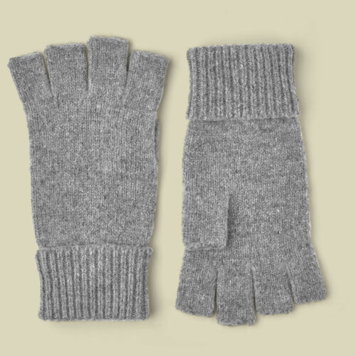 Basic Wool Half Finger Größe 10 Farbe grey