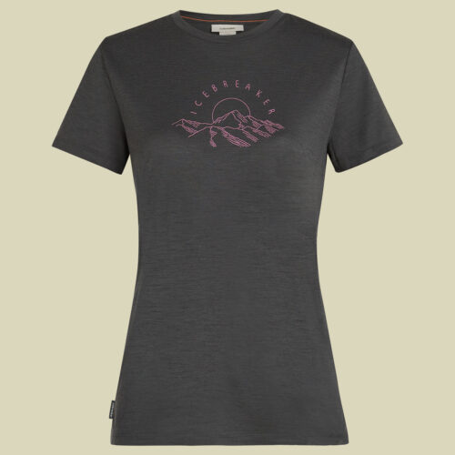 Merino 150 Tech Lite III SS Tee Sunrise Summit Women L grün - obsidian