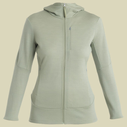 Merino 260 Quantum IV LS Zip Hoodie Women M grün - lichen