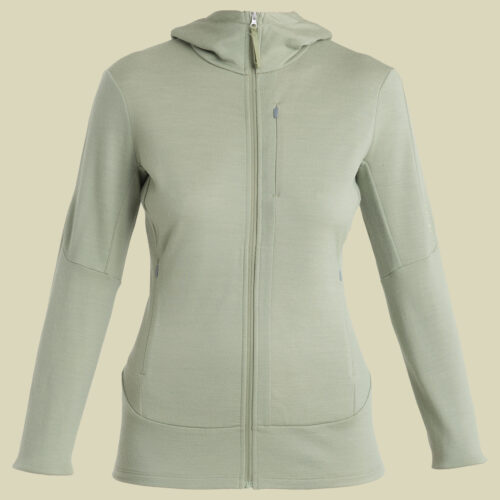 Merino 260 Quantum IV LS Zip Hoodie Women L grün II - lichen
