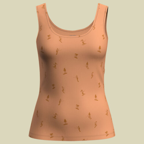 Merino 150 Siren Tank Snow Day Women S braun - feldspar/AOP