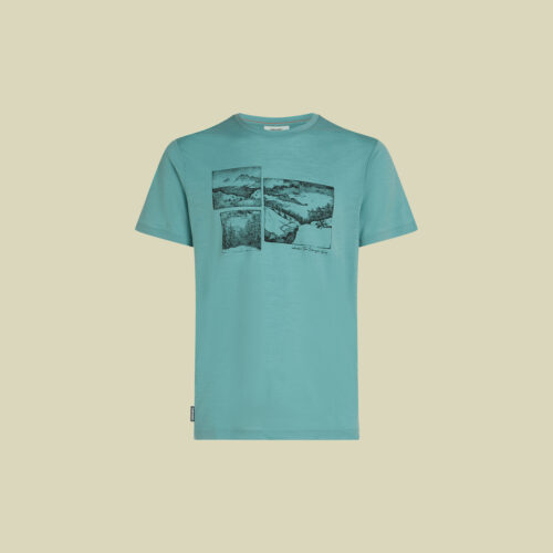 Merino 150 Tech Lite SS Tee Journey Men L blau - hydro