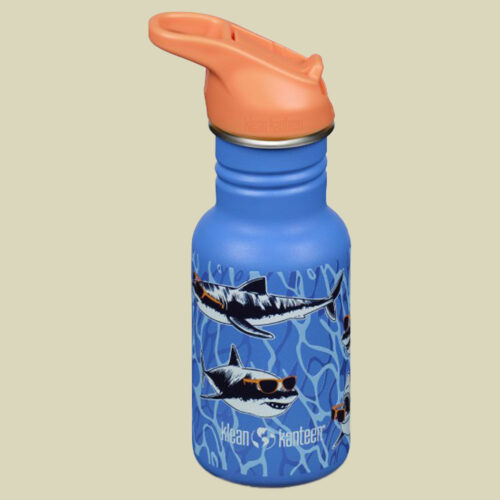 Kid Kanteen Classic Narrow (Flip Sport Cap) 355 ml mehrfarbig blau - Farbe Sharks in Shades