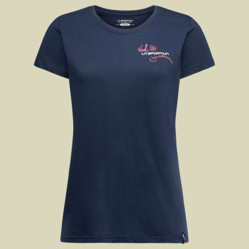 Climb Flower T-Shirt Women XL blau - Farbe night sky