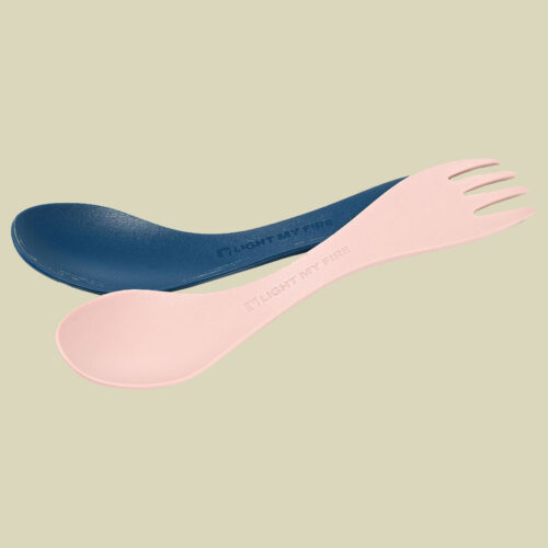Swedish Spork Little 2-Pack Kids mehrfarbig II - hazyblue/dustypink