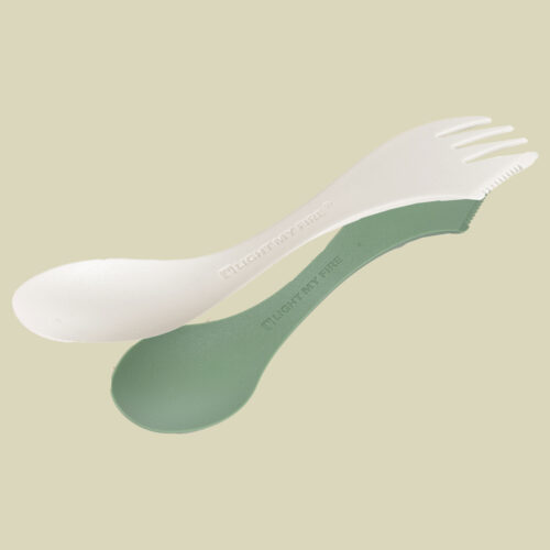 Spork medium 2-pack one size mehrfarbig II - sagegreen/cream