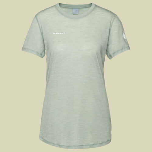 Tree Wool FL T-Shirt Women L silver sage melange - grün