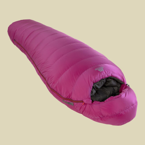 Glacier 700 Women bis Körpergröße Schlafsack 185 cm (long) Reißverschluss links - sage