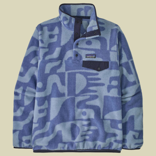 Lightweight Synch Snap-T Pullover Women blau L - mother tree/barnacle blue